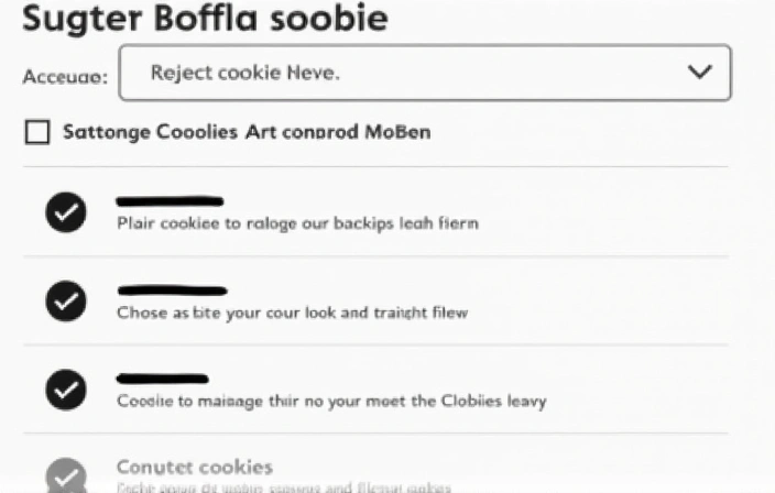 Illustration des options de gestion des cookies dans les paramètres d'un navigateur web